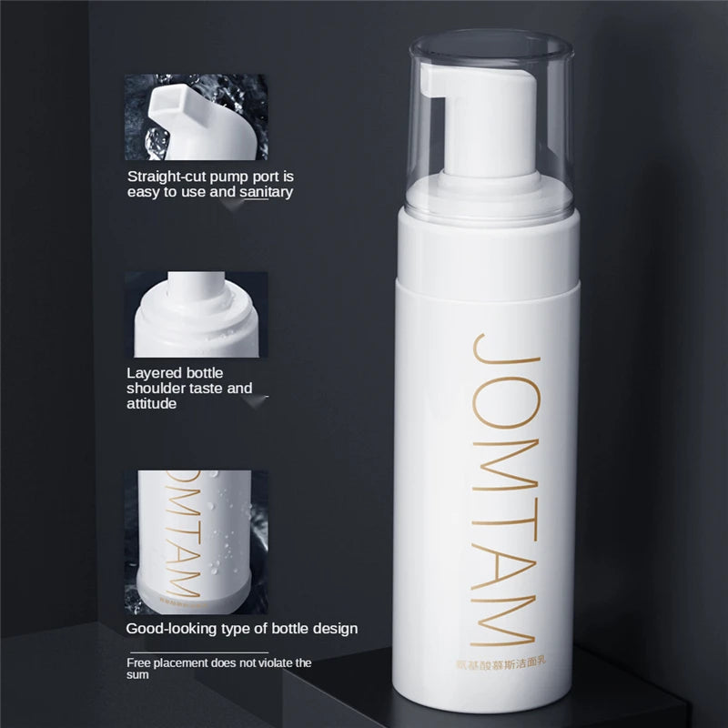 Amino Acid Facial Cleanser Makeup Remover Creamy Foam Skin Care