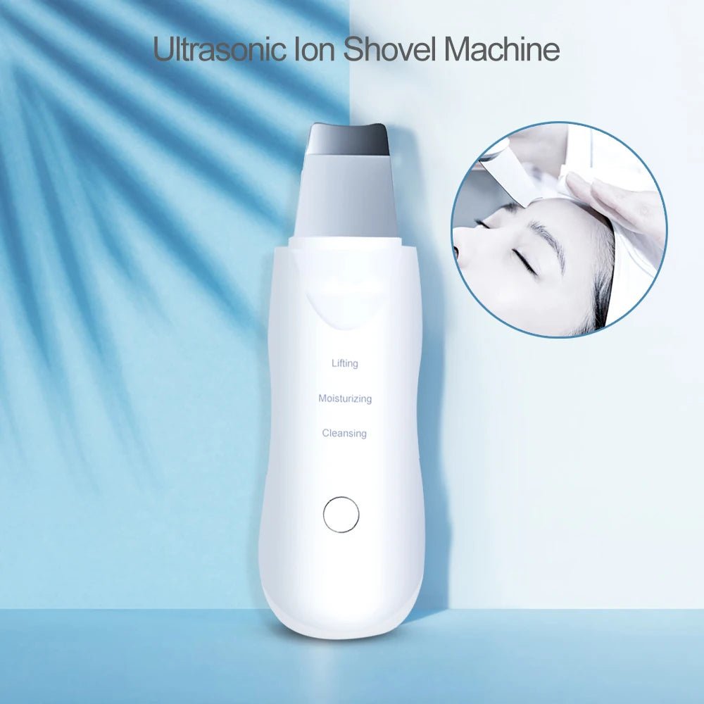 Ultrasonic Skin Scrubber Facial Cleaner