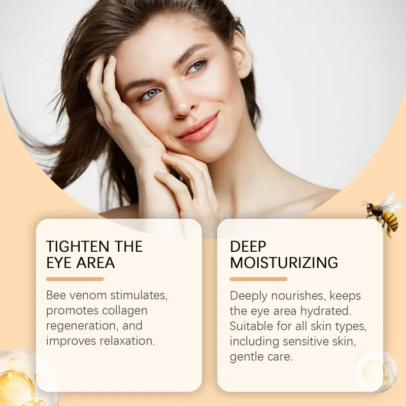 Bee Venom Rejuvenating Eye Lifting Gel Improves Bags Around The Eyes