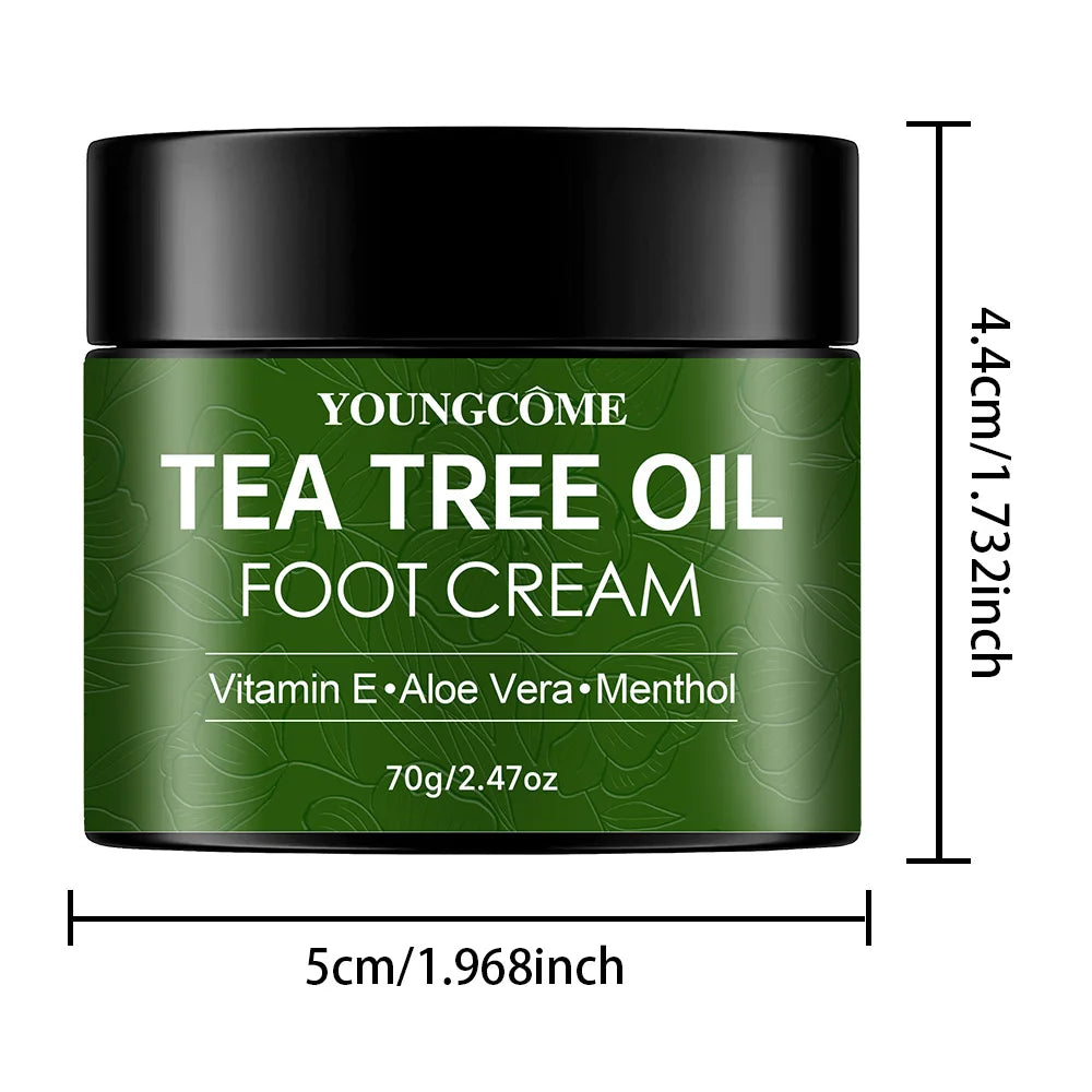 Tea Tree Foot Cream Heel Cracking Repair Products Exfoliation Dead Skin