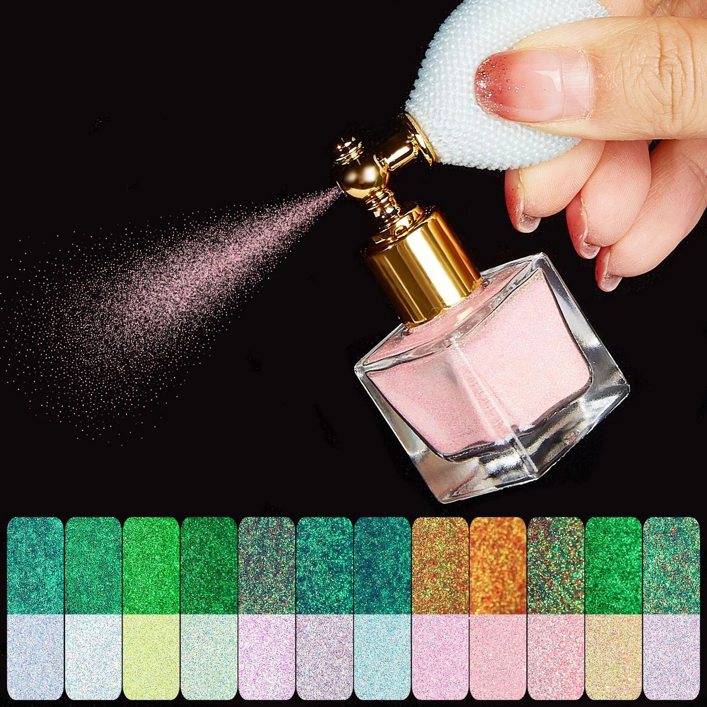 Glitter Spray For Hair And Body Shimmer Spray Highlight Glow