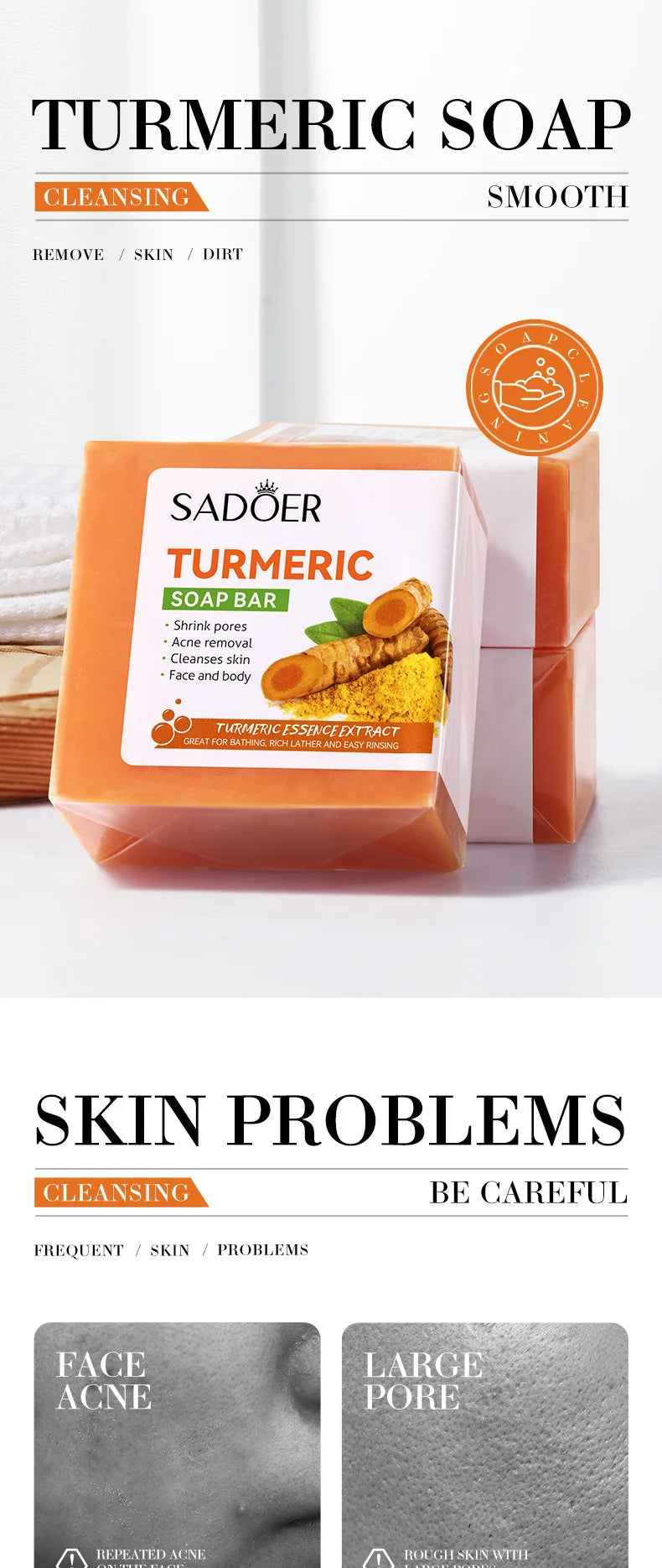Turmeric Oil Control Skincare Cream Set