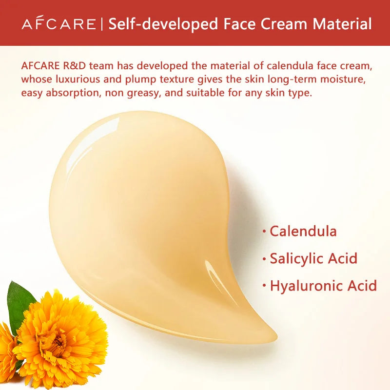 Calendula Face Cream Anti-acne Facial Serum Shrink Pores