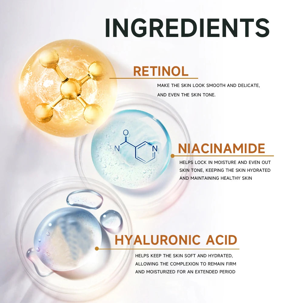 Retinol Anti Aging Removal Wrinkle Serum Firm Lift Fade Fine Lines