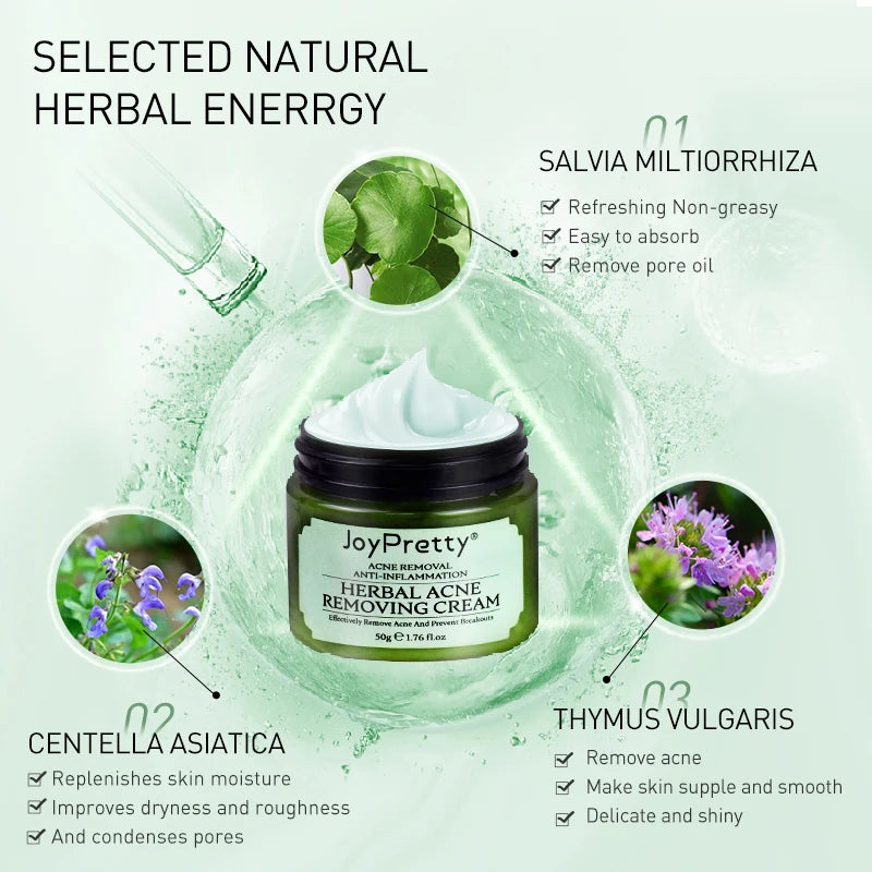 Acne Treatment Pimple Removal Oil Control Pore Shrinking Facial Cream