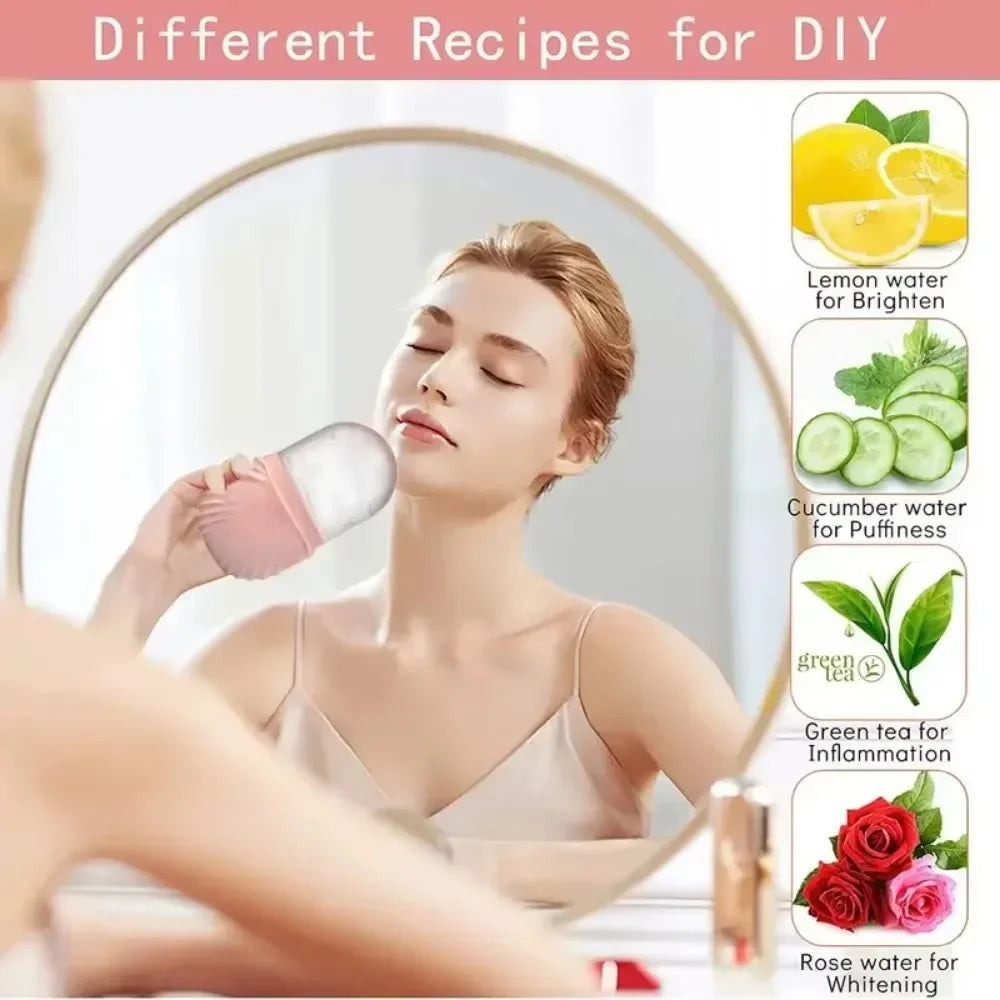 Silicone Ice Face Roller Beauty Massager