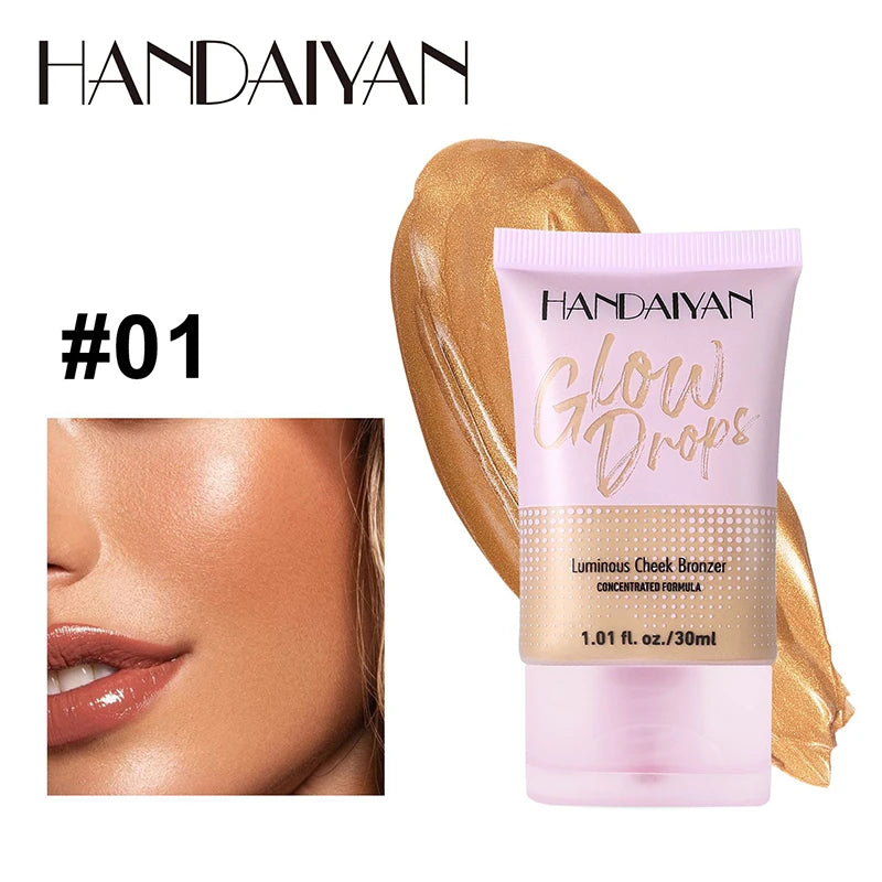 Tanning Liquid Foundation Cream Resistant Natural Wheat Bronzer