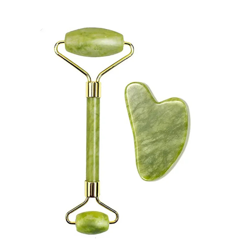 Guasha Natural Stone Massage Face Jade Roller Gua Sha Massage Tool