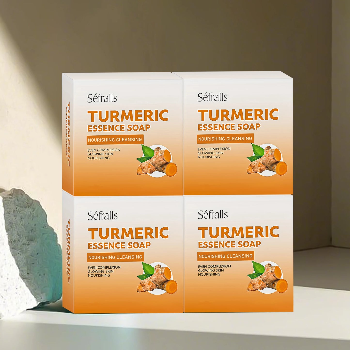 Séfralls Handmade Turmeric Soap 100gFade Dark SpotsGentle