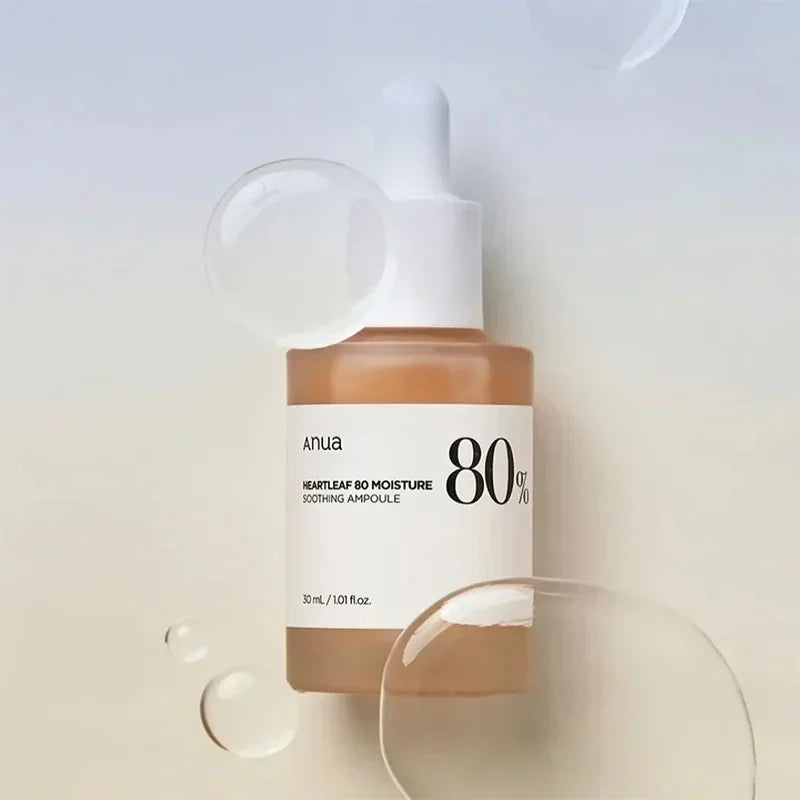 Anua Korean Heartleaf Anti-aging Essence Moisturizing Toner Emulsion Fade Fine Lines Deep Cleaning Facial Cleanser Skin Care Set