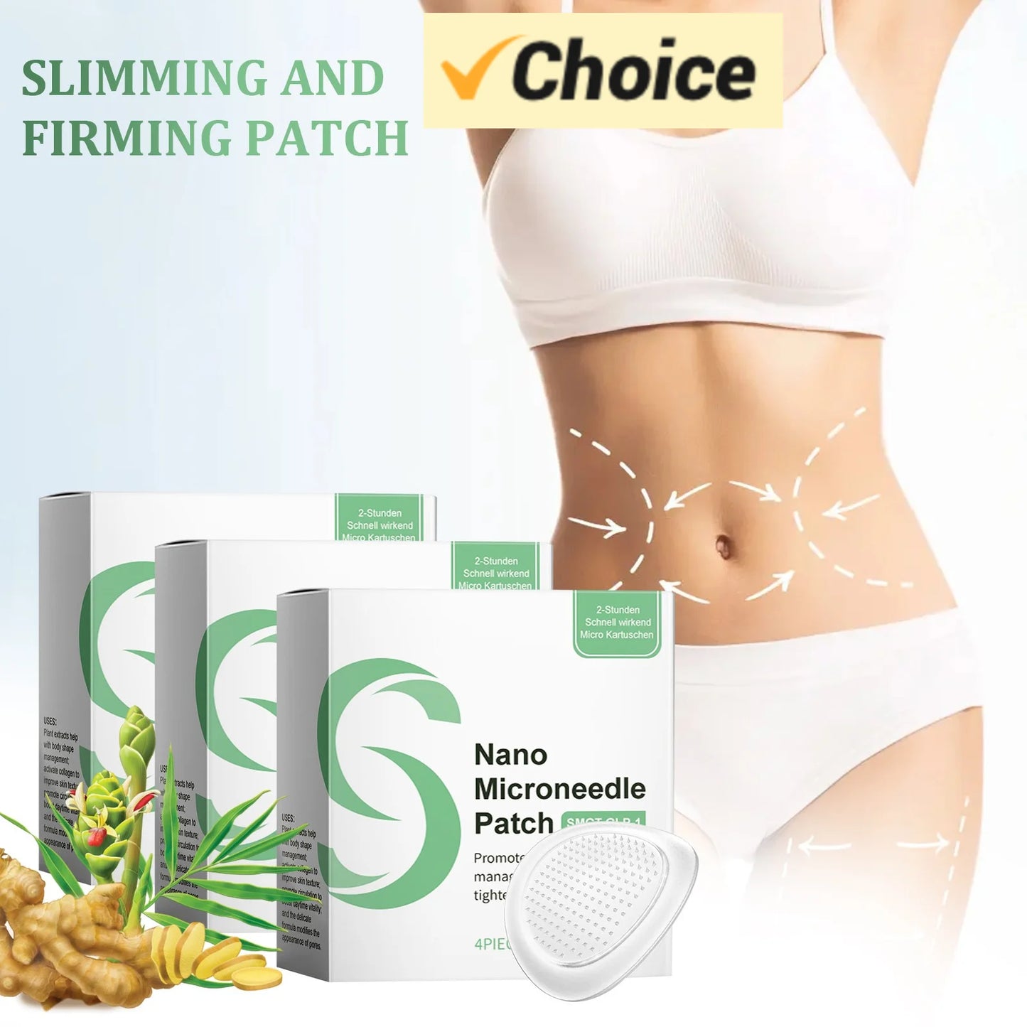Nano Micro Needle Plasters