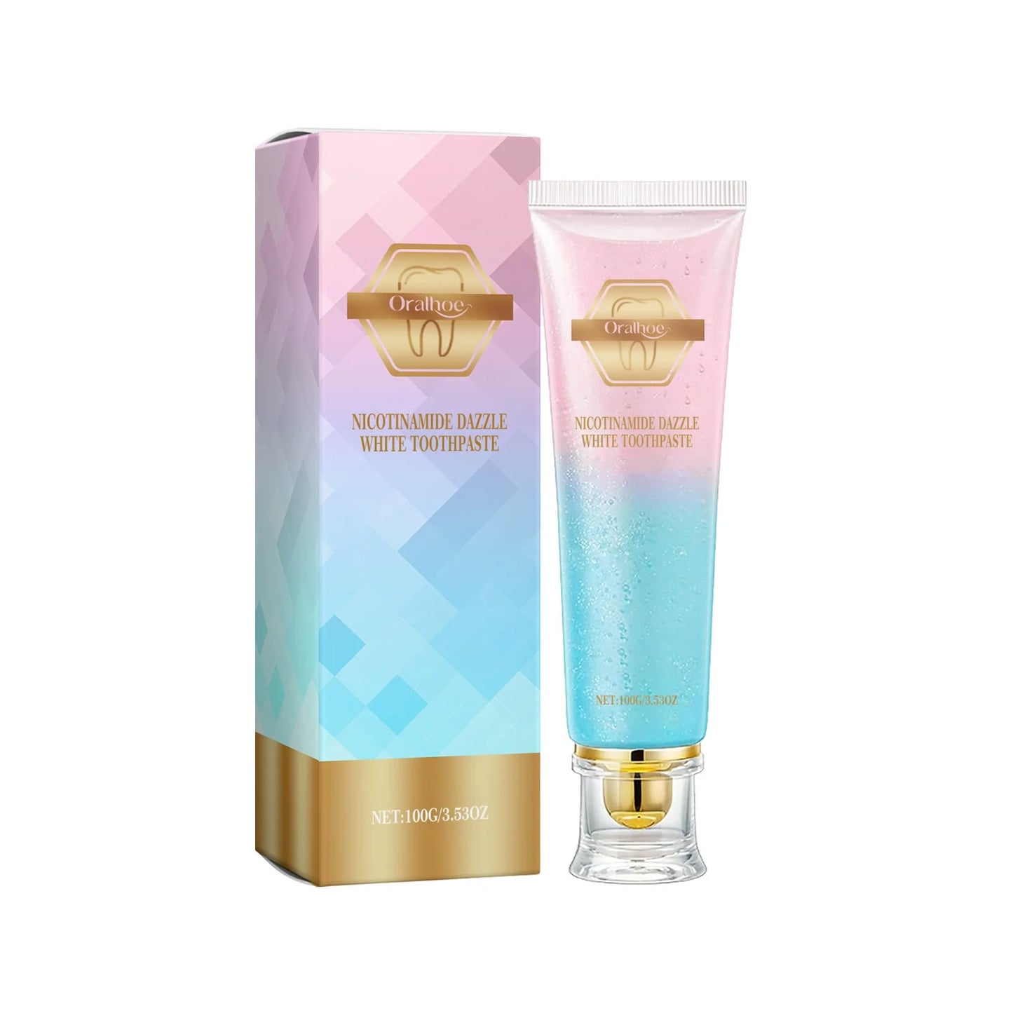 Nicotinamide Teeth Brightening Toothpaste Fresh Breath Deeply Cleaning Hygiene Removing Plaque Stains Oral Care Toothpastes 100g