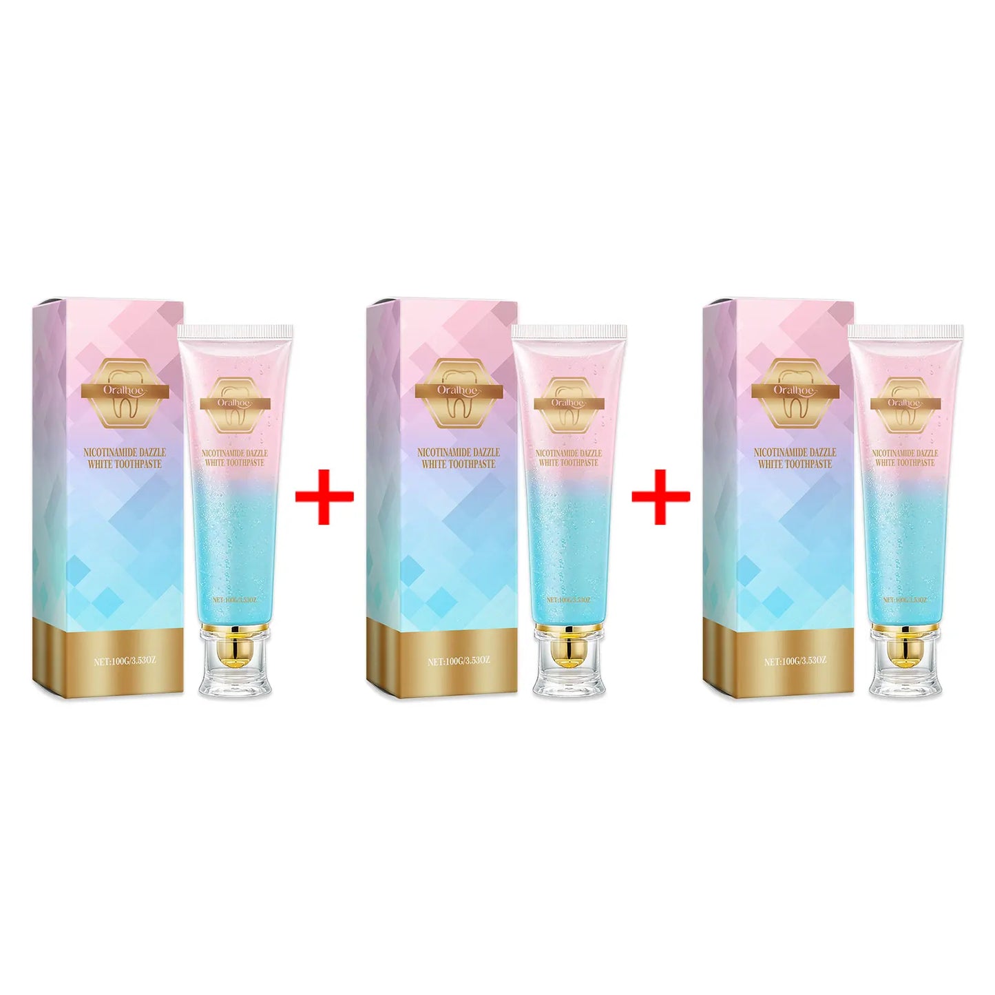 Nicotinamide Teeth Brightening Toothpaste Fresh Breath Deeply Cleaning Hygiene Removing Plaque Stains Oral Care Toothpastes 100g