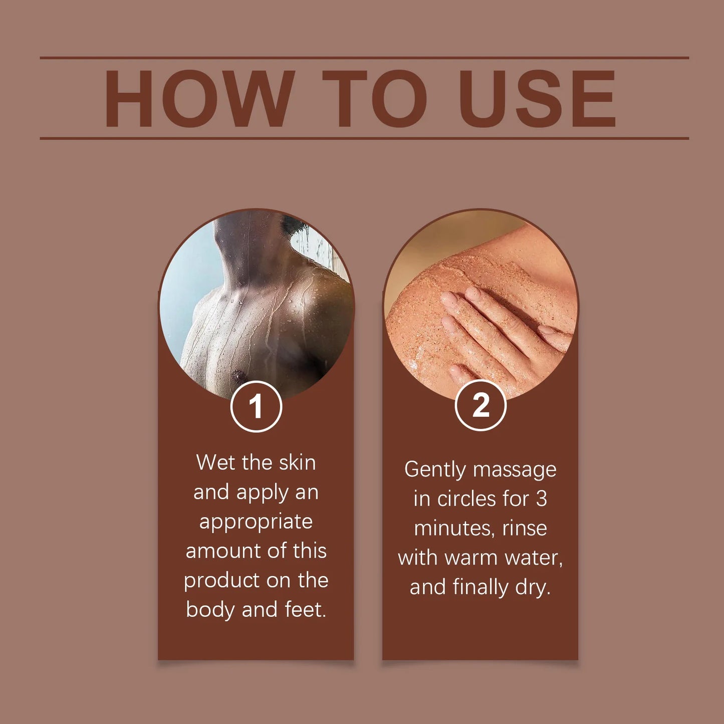 East Moon Coffee Men Body Nourishing Scrub Cream