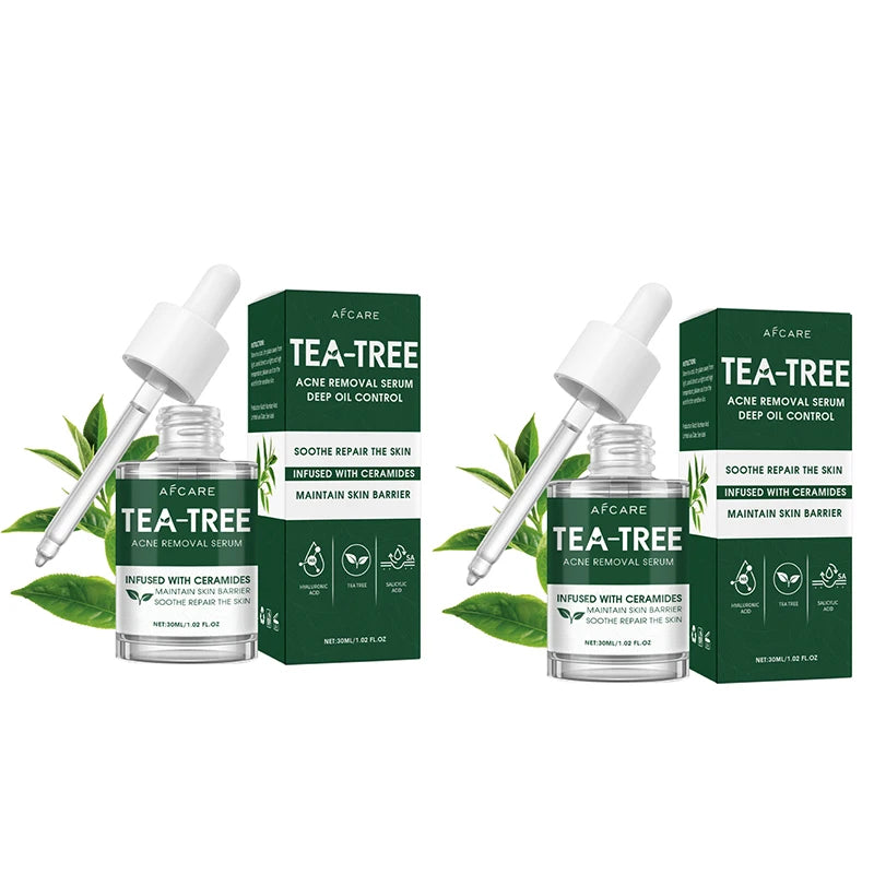 Acne Tea Tree Serum Relief Vegan Non-Sticky Clear Balanced Skin
