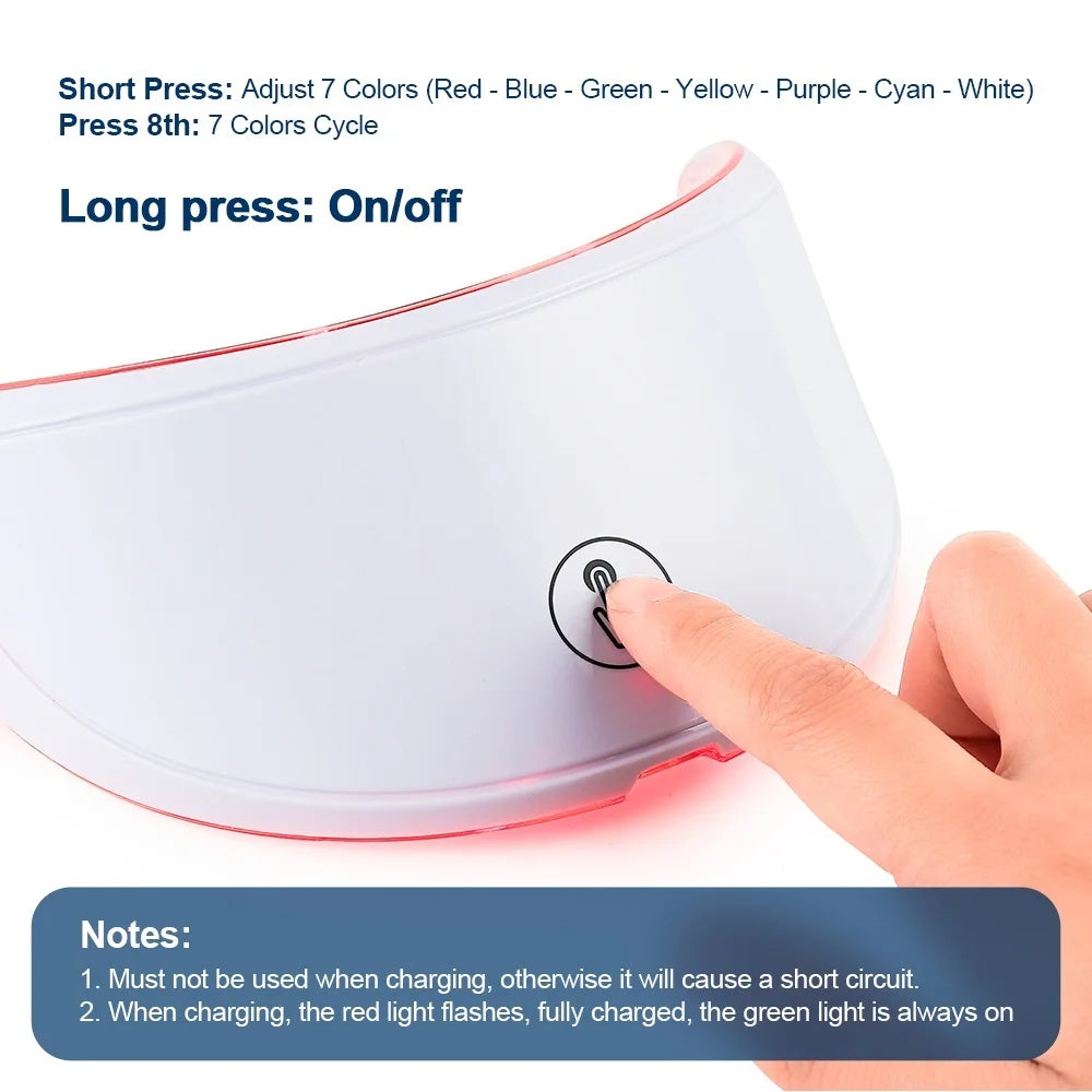 LED Face & Neck Beauty Machine Skin Care Device
