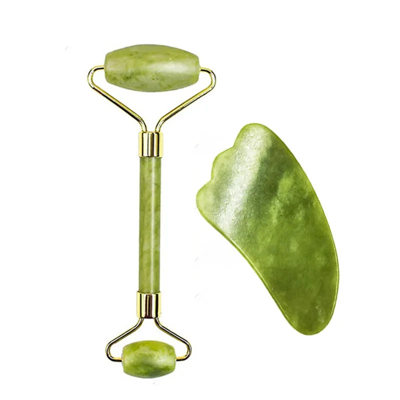 Guasha Natural Stone Massage Face Jade Roller Gua Sha Massage Tool