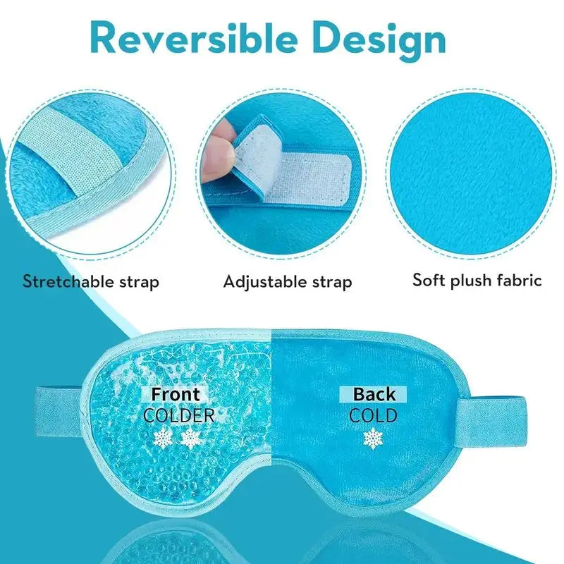 Reusable Gel Eye Mask Hot Cold Compress