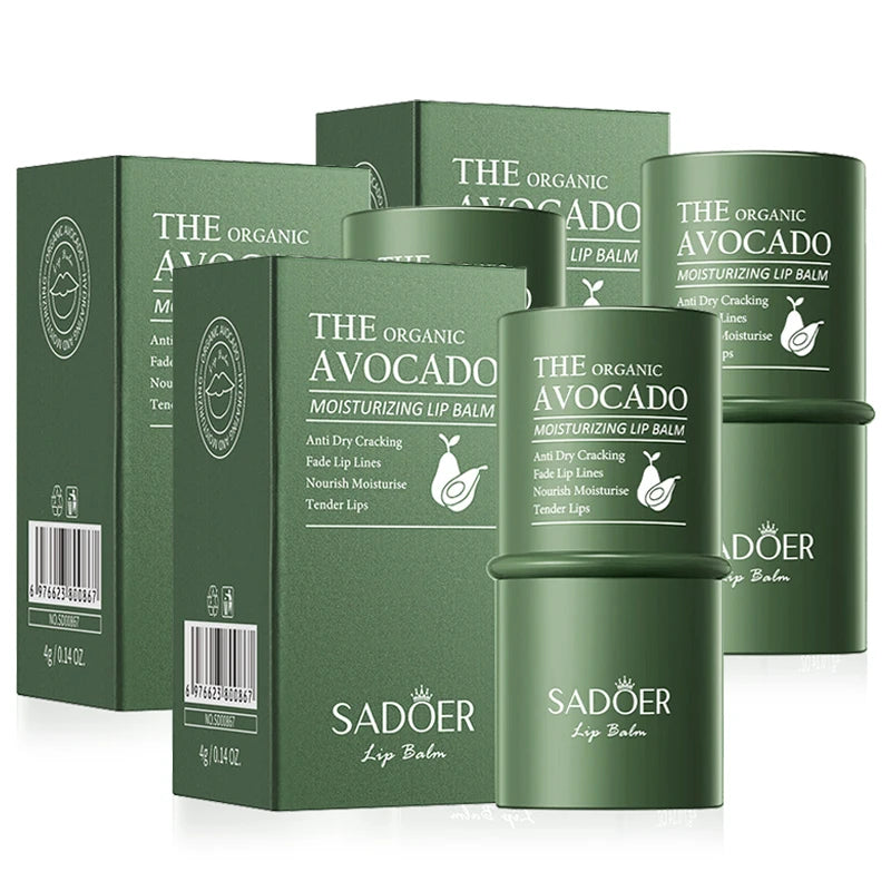 SADOER Avocado Moisturizing lipstick Plump Lips