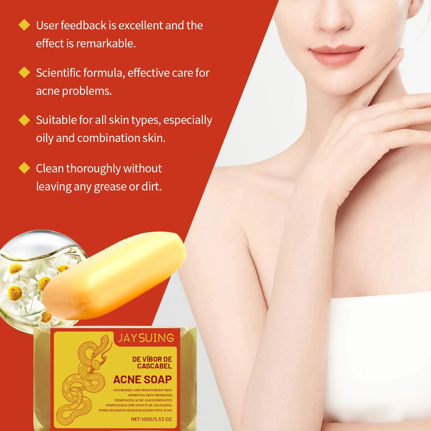 Acne Treatment Soap Deep Cleansing