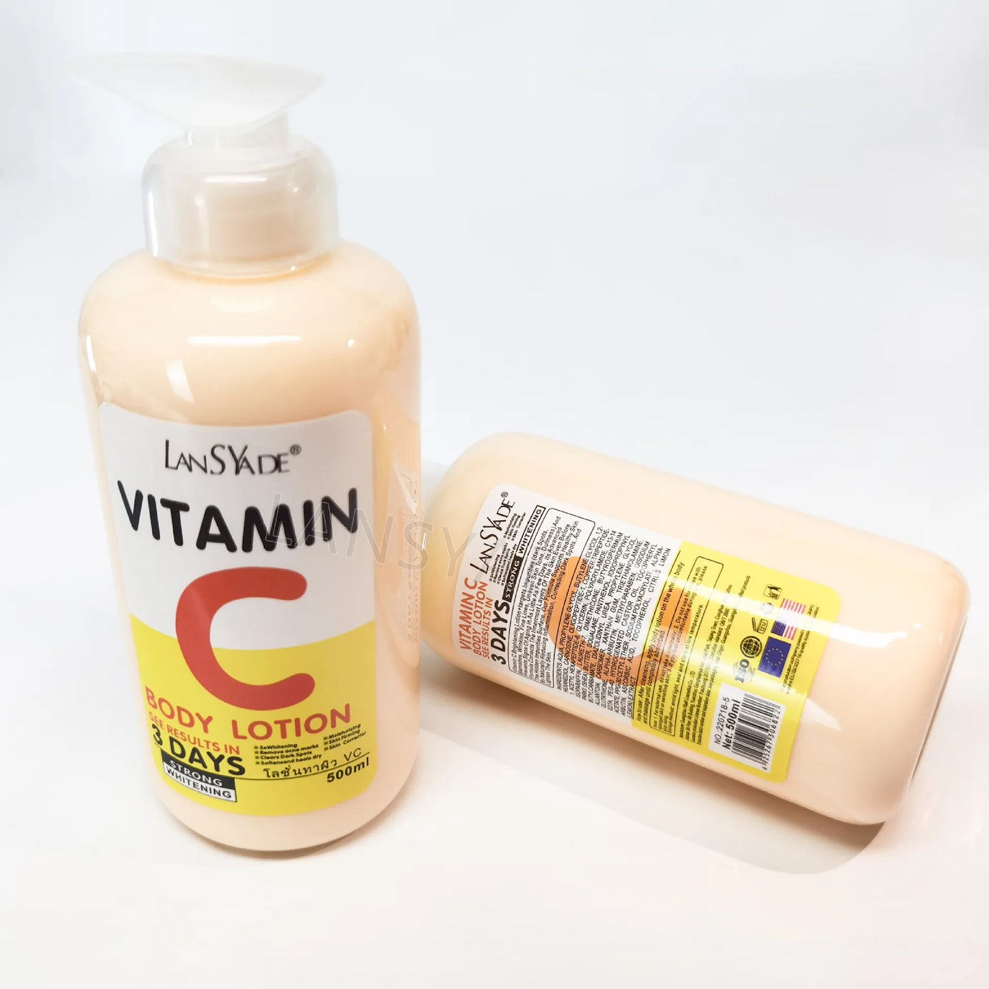 Whitening Body Cream Hydroxy Acids Vitamin C VE Deep Moisturizing