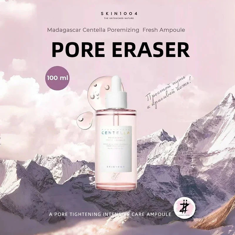 Korean Centella Pink Salt Pore Care Fresh Toner Ampoule Facial Serum