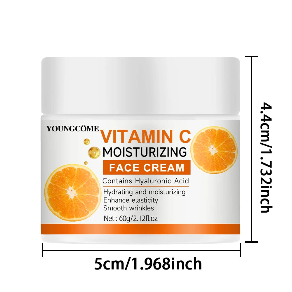 Vitamin C Moisturising Cream Repair Anti-aging Essence Facial Skin Care Contains Deep Hydration Moisturizer for Youthful Glow