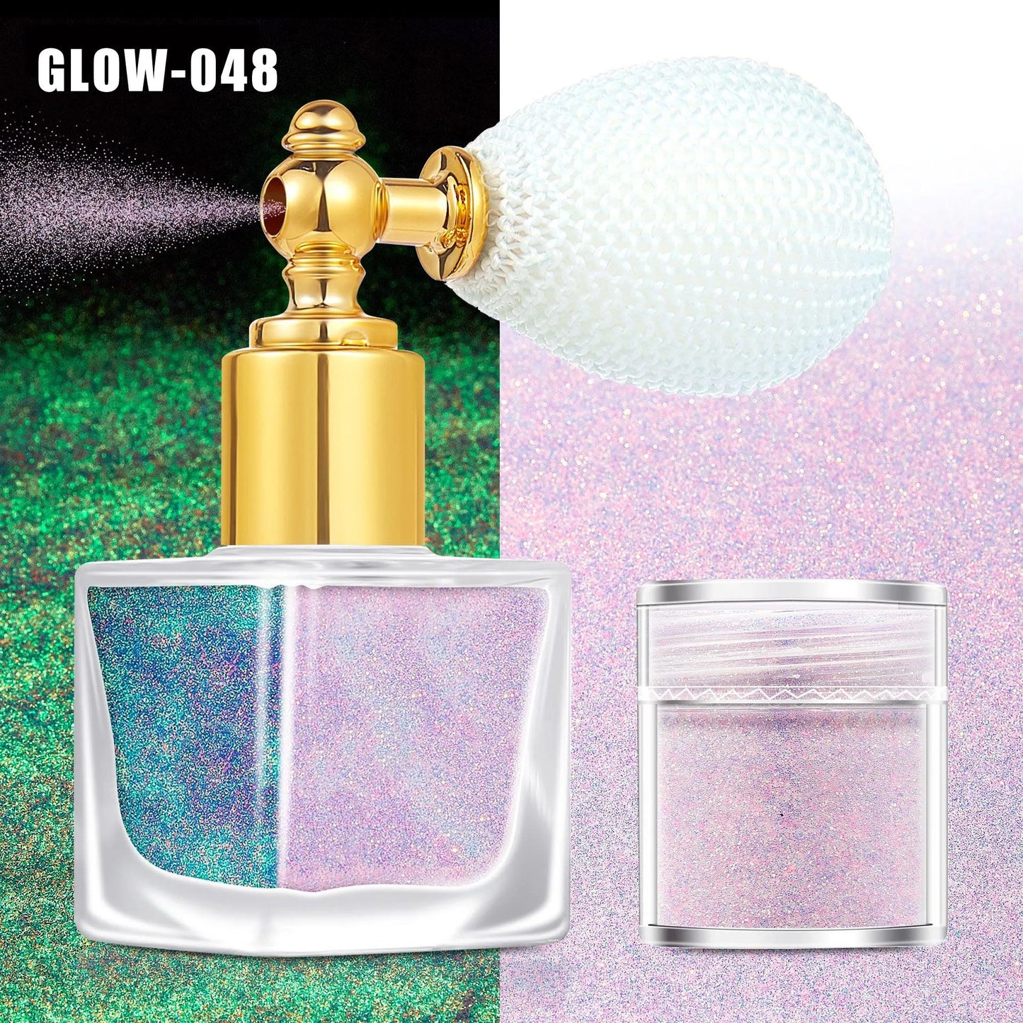 Glitter Spray For Hair And Body Shimmer Spray Highlight Glow