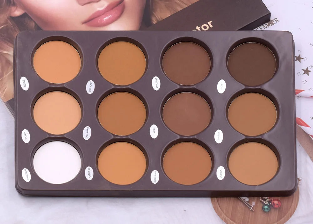 12-Color Matte Makeup Palette
