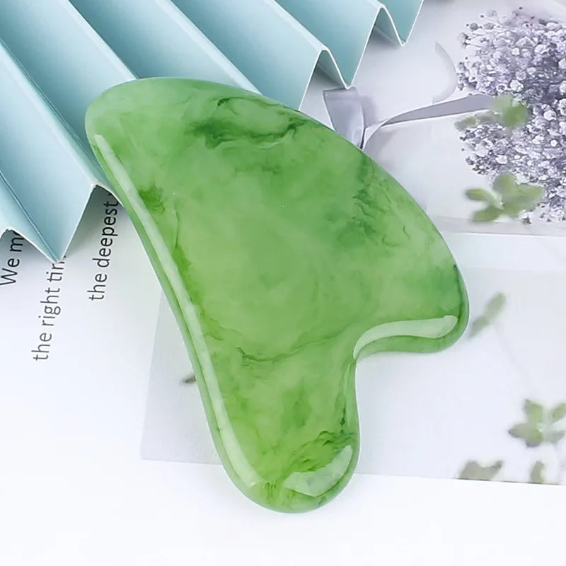 Resin Gua Sha Face Roller Massager