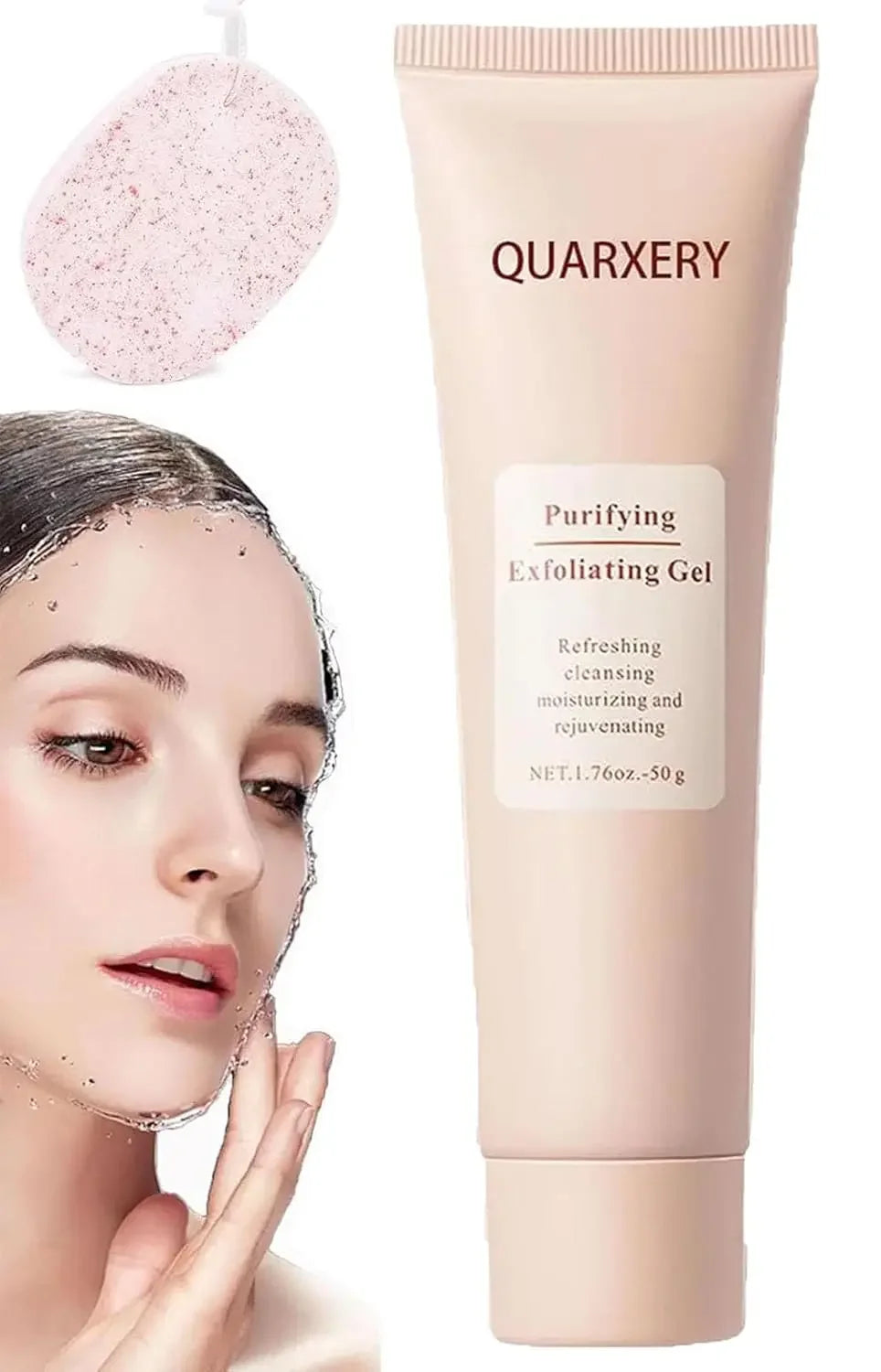 50g Skin Care Whitening Moisturizing Repair Face Scrub Cleanser Face Exfoliating Gel Acne Blackhead Treatment Removal Cream
