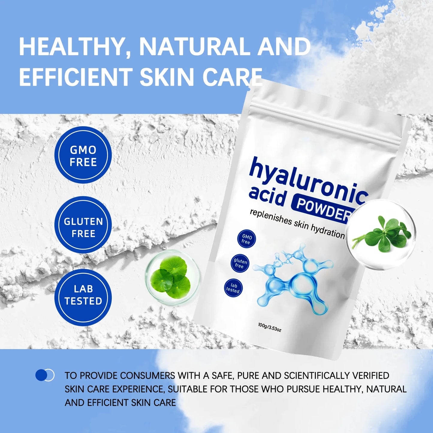 Hyaluronic Acid Mask Powder Hydrating Smoothing Brighten