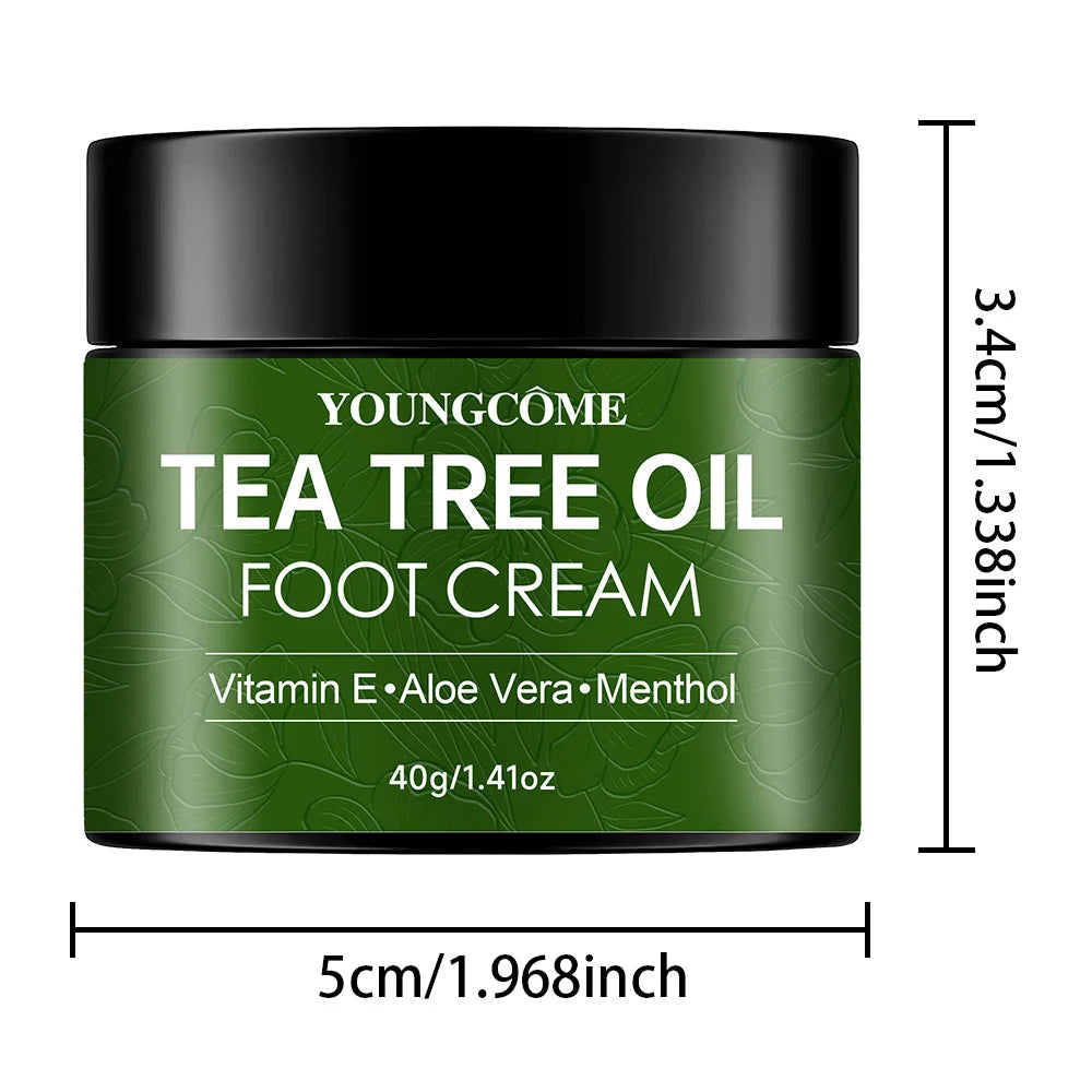 Tea Tree Foot Cream Heel Cracking Repair Products Exfoliation Dead Skin