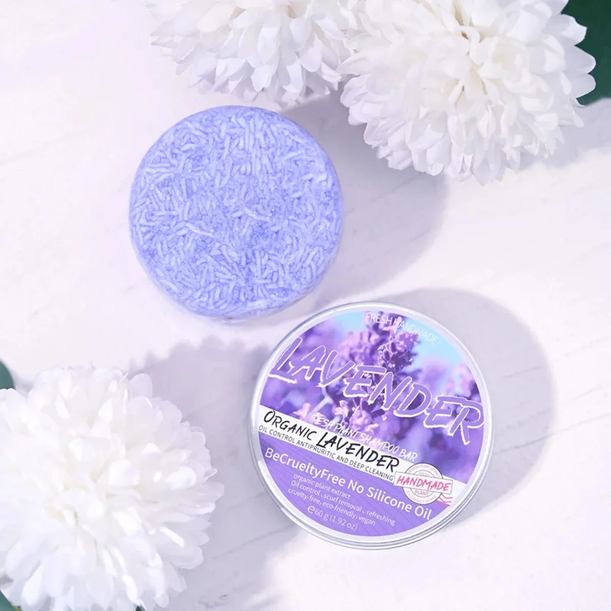 Lavender shampoo is refreshing, oil controlling, and smooth for hair