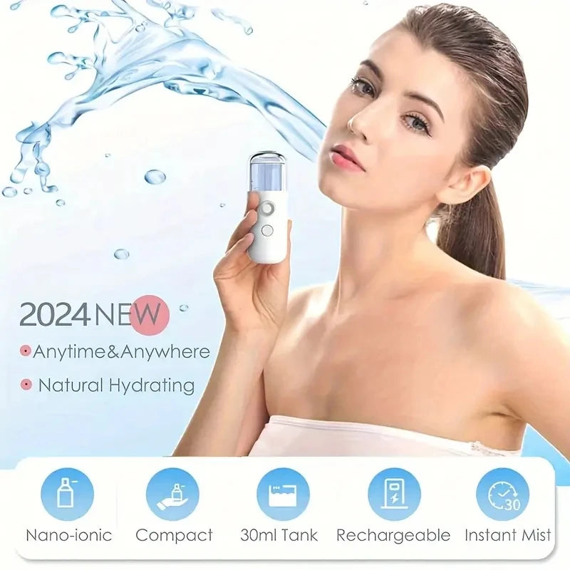Portable Rechargeable Mini Facial Steamer