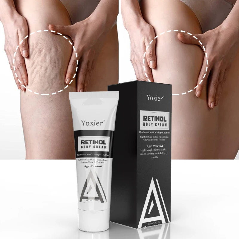 Retinol Vitamin E Body Cream Lifting Tighten Abdominal Shaping Firm Arm