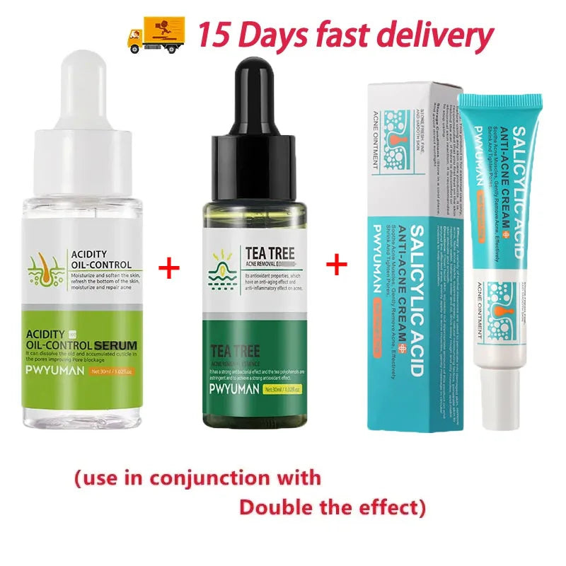 Salicylic Acid Acne Treatment Cream Repair Pimple Spots Serum