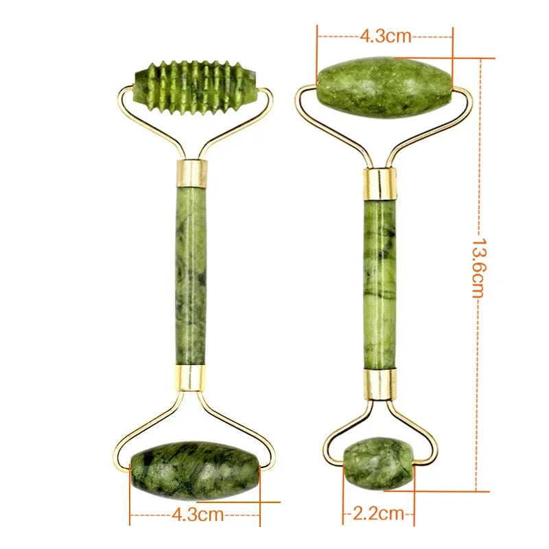 Guasha Natural Stone Massage Face Jade Roller Gua Sha Massage Tool