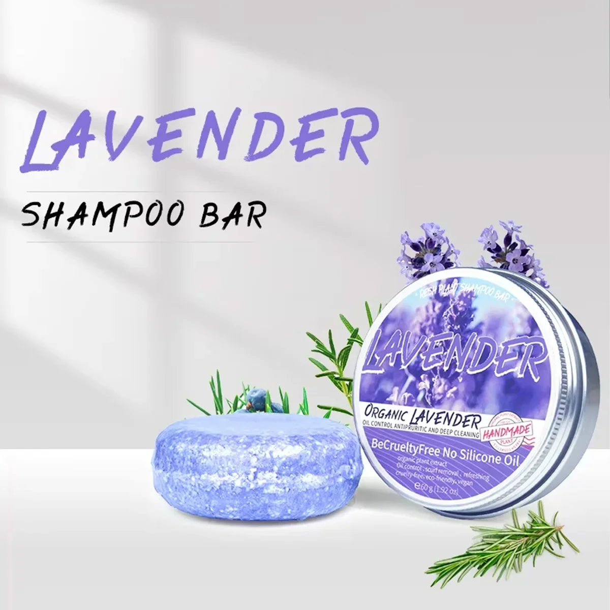 Lavender shampoo is refreshing, oil controlling, and smooth for hair