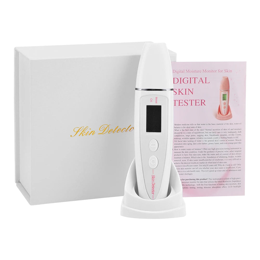 Portable Digital Face Skin Tester Moisture