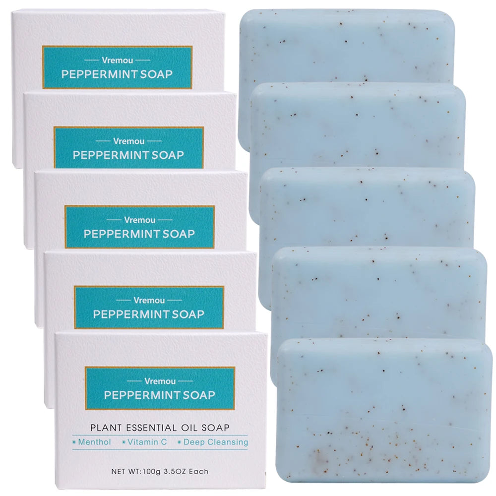 Lavender Soap, Exfoliating Cream Granule Essential Oil Soap