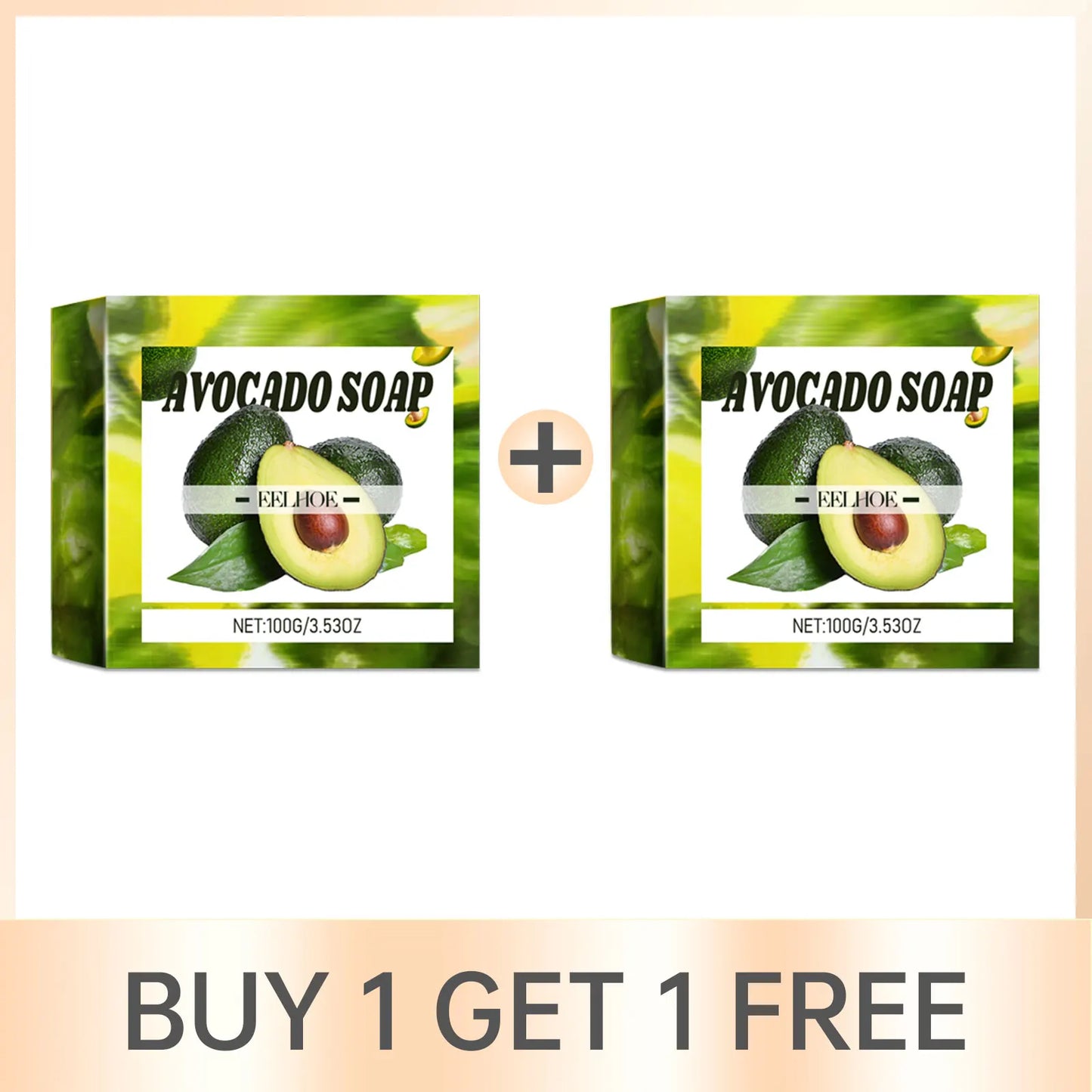 Avocado Soap Body Cleansing Moisturizing Oil Control Smoothing Skin Tender Skin Even Tone Remove Dirt Rejuvenated Skin Body Care