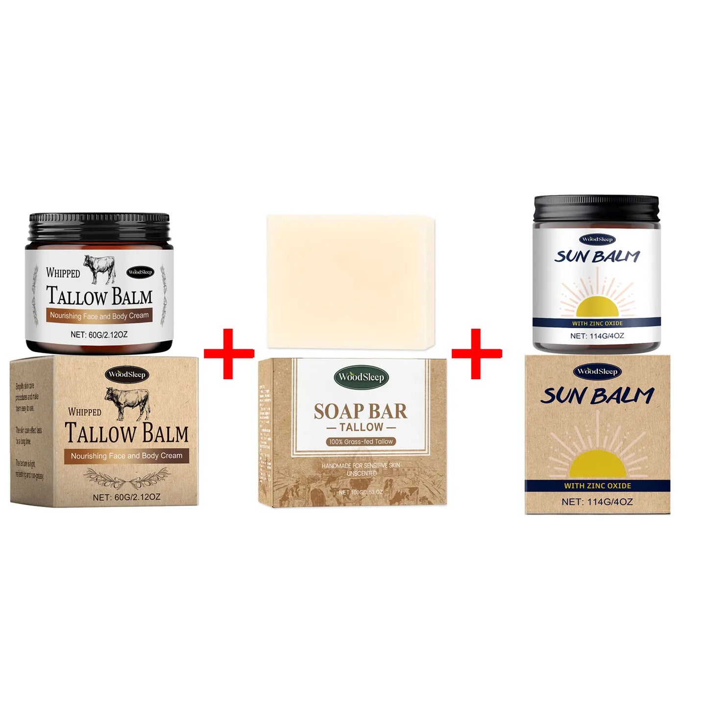 Beef Tallow Face Cream UV Isolation Protection Sunscreen