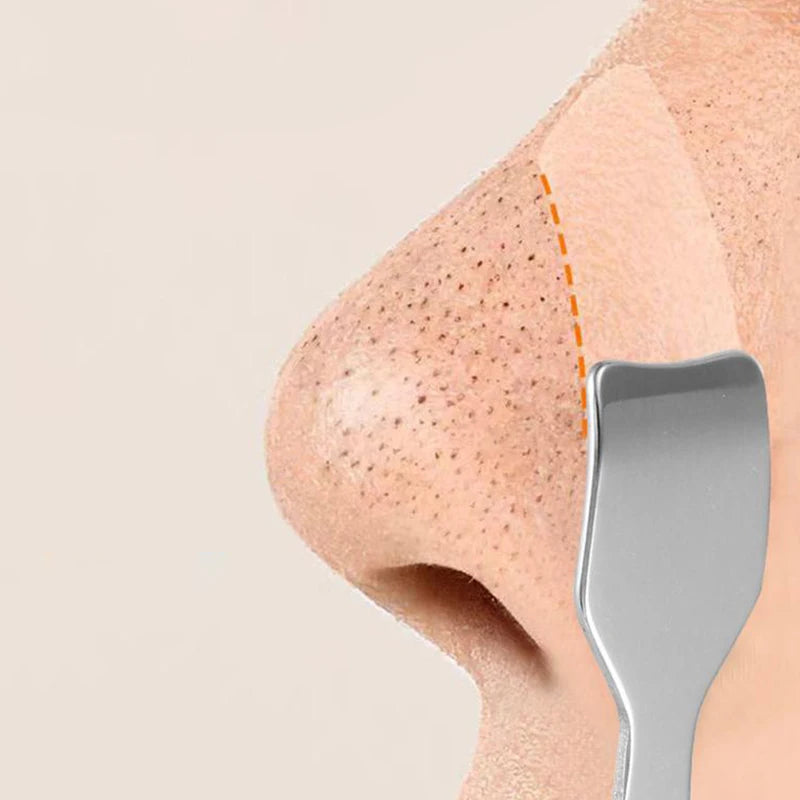 Stainless Steel Facial Skin Spatula Blackhead Remover