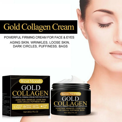 Gold Collagen Face Cream Anti Aging Firming Lifting Fade Fine Lines