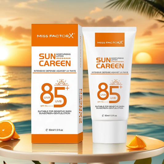 Mild sunscreen, broad-spectrum SPF moisturizing formula, lightweight sunscreen, vegetarian, suitable for facial and body skincar