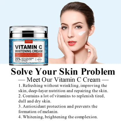 Neck Face Cream Vitamin Collagen Whitening Anti-Wrinkle Aging