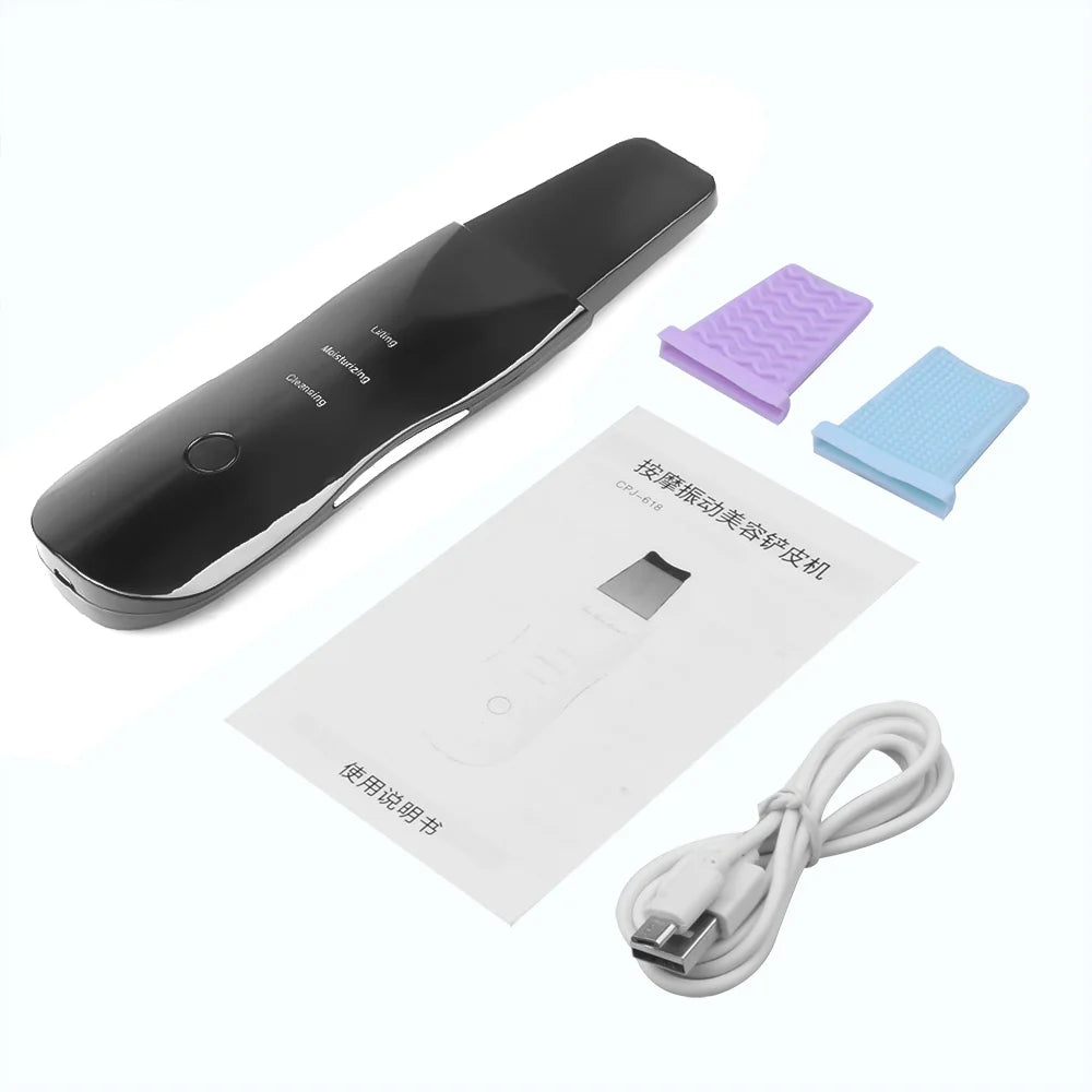 Ultrasonic Skin Scrubber Facial Cleaner