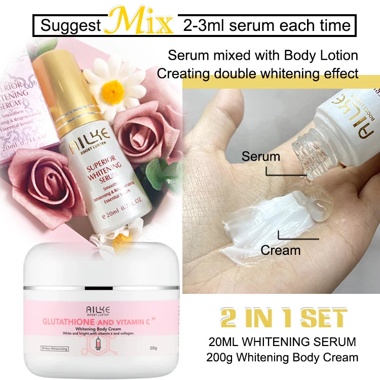 AILKE Whitening Skin Care Cream Lightening Lotion Remove Dark Spots