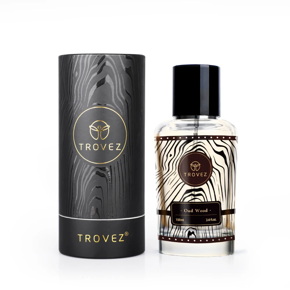 TROVEZ  Oud Wood Perfume Rich Wood Tone Perfume Unisex